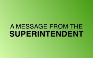 Message from the Superintendent 4/11/2021